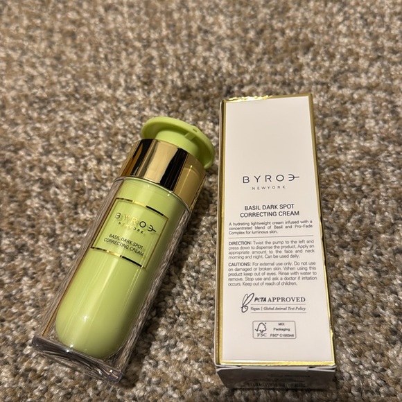 NWT Byroe Basil Dark Spot Correcting Cream - 1.01 fl oz - Picture 8 of 8